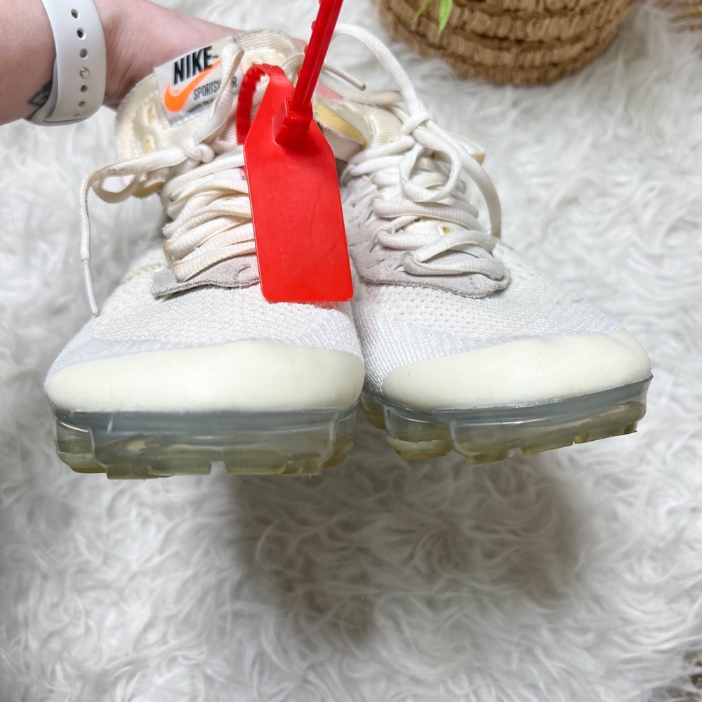 Off-White x Nike | Vapormax White 2018 2017 Zip Tie Orange Tag - Picture 10 of 16